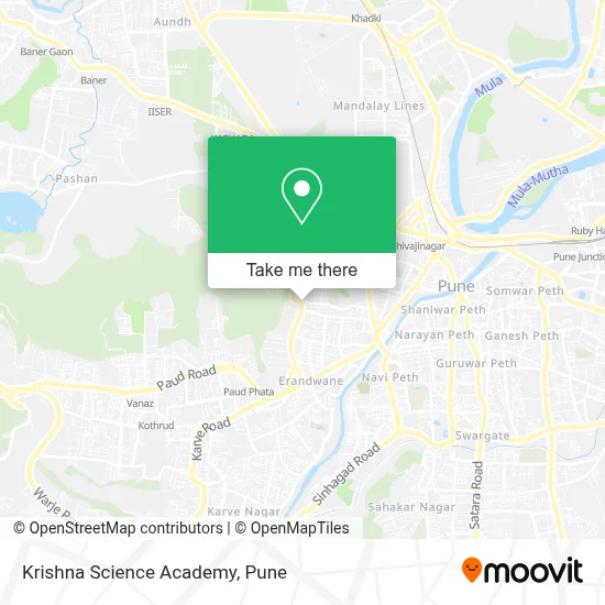 Krishna Science Academy map