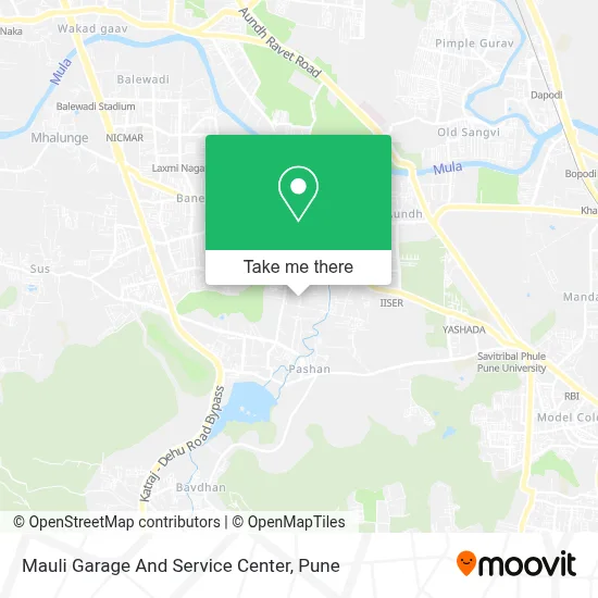 Mauli Garage And Service Center map