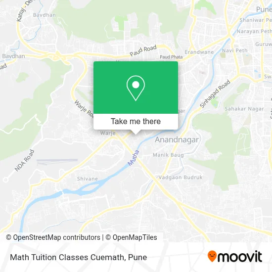 Math Tuition Classes Cuemath map