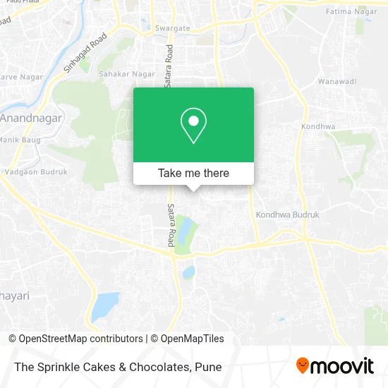 The Sprinkle Cakes & Chocolates map