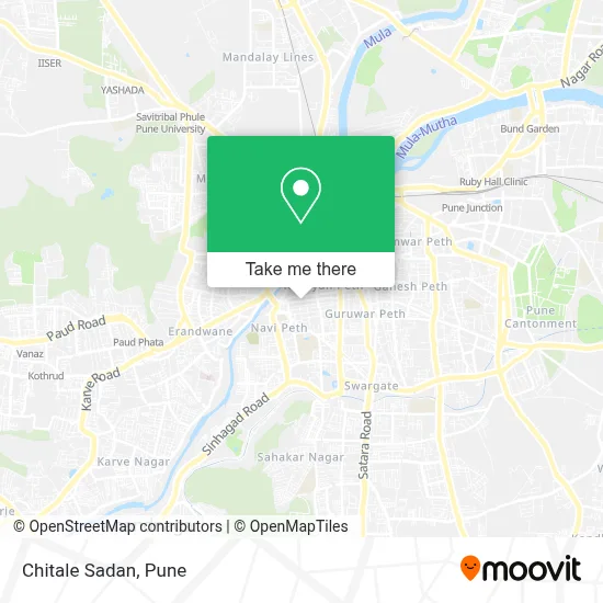 Chitale Sadan map