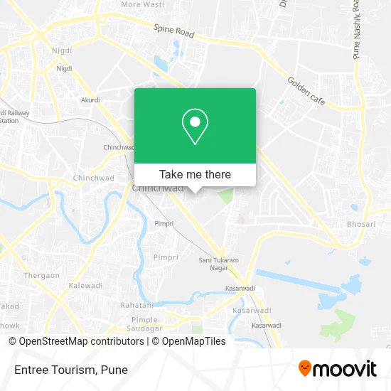 Entree Tourism map