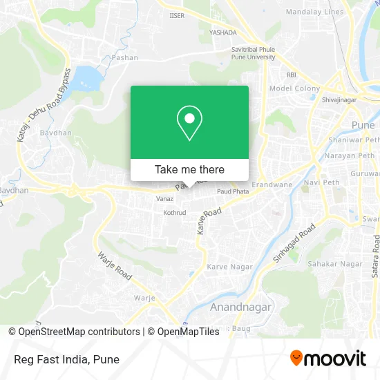 Reg Fast India map