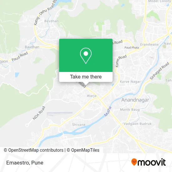 Emaestro map