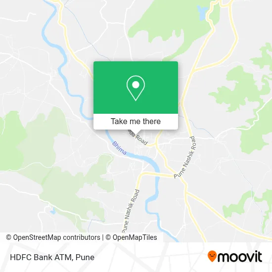 HDFC Bank Atm map