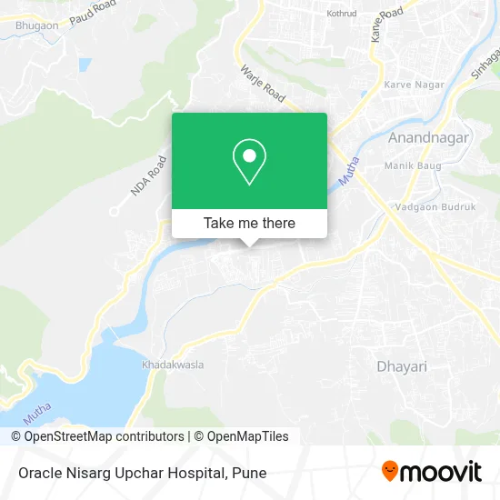 Oracle Nisarg Upchar Hospital map