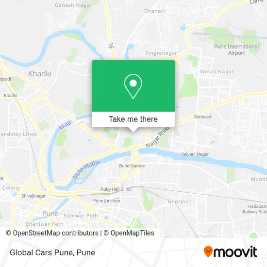 Global Cars Pune map