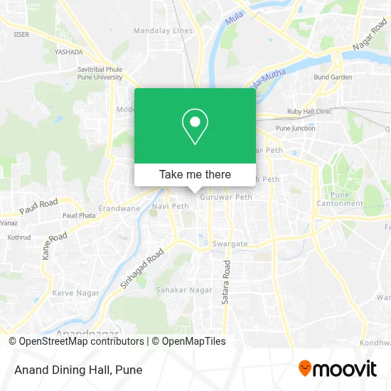 Anand Dining Hall map