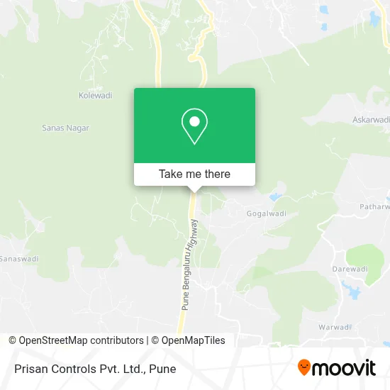 Prisan Controls Pvt. Ltd. map