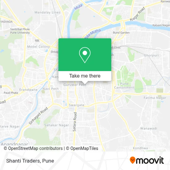 Shanti Traders map