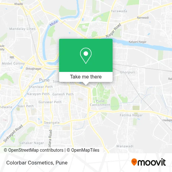 Colorbar Cosmetics map