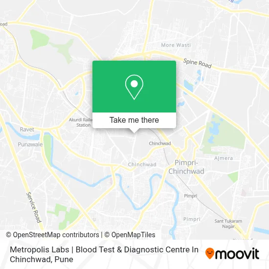 Metropolis Labs | Blood Test & Diagnostic Centre In Chinchwad map