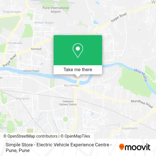 Simple Store - Electric Vehicle Experience Centre - Pune map