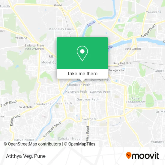 Atithya Veg map
