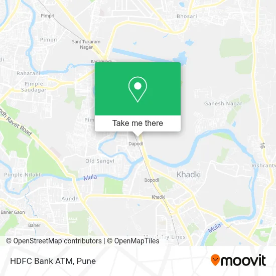 HDFC Bank Atm map