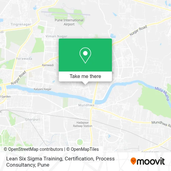 Lean Six Sigma Training, Certification, Process Consultancy map