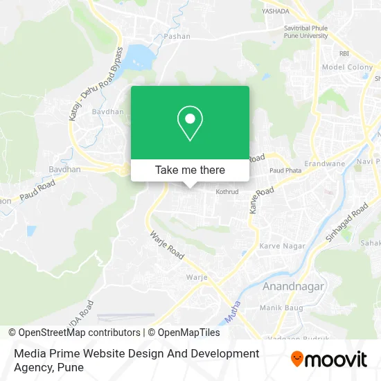 Media Prime Website Design And Development Agency map