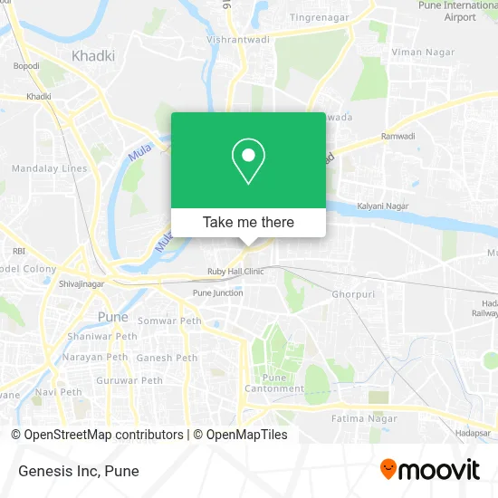 Genesis Inc map