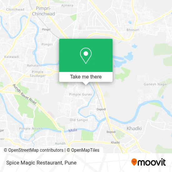 Spice Magic Restaurant map