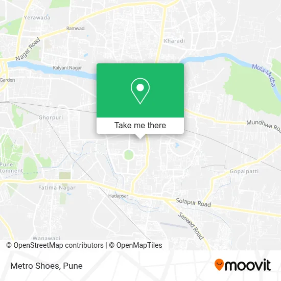 Metro Shoes map