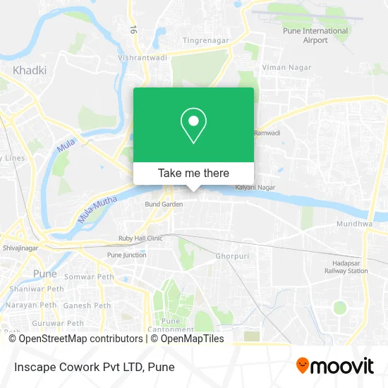 Inscape Cowork Pvt LTD map