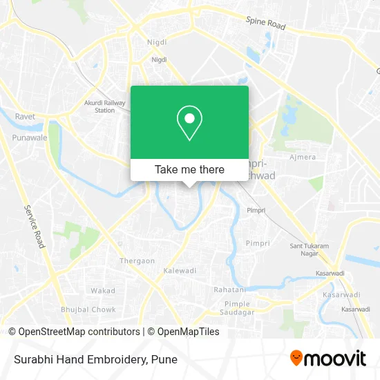 Surabhi Hand Embroidery map