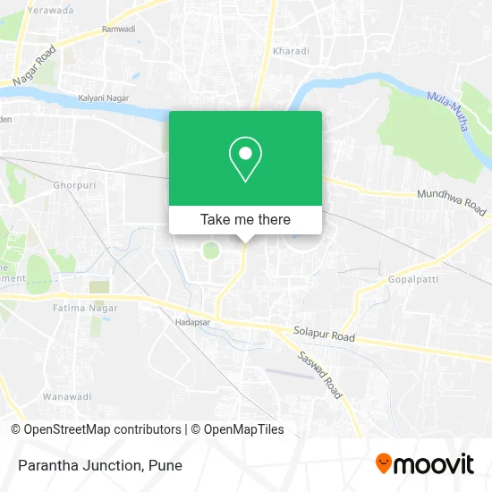 Parantha Junction map