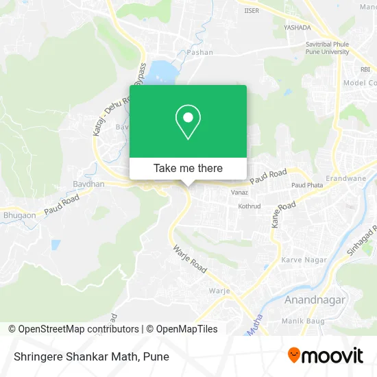 Shringere Shankar Math map