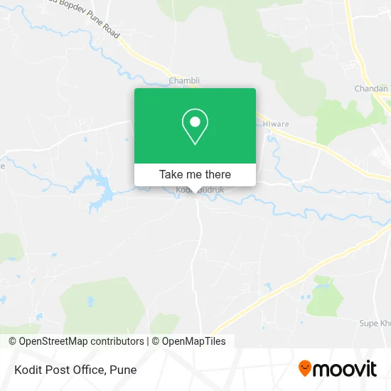 Kodit Post Office map