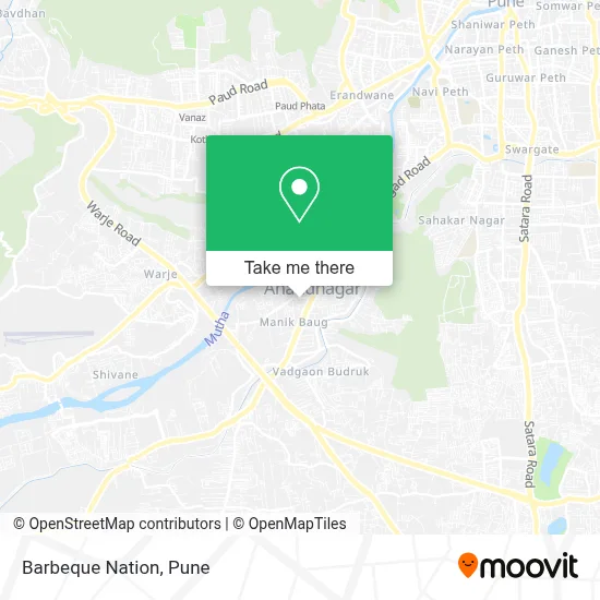 Barbeque Nation map