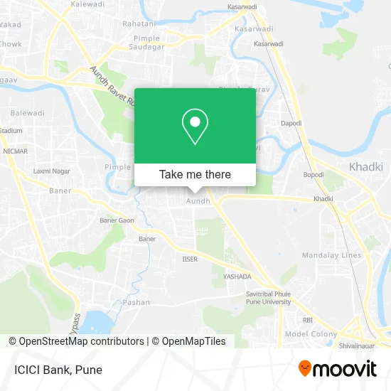 ICICI Bank map
