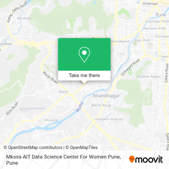 Mksss AIT Data Science Center For Women Pune map