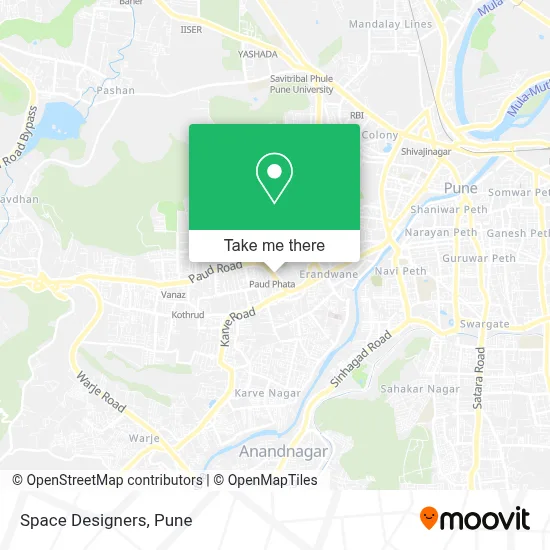 Space Designers map