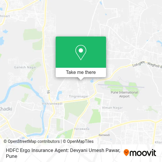 HDFC Ergo Insurance Agent: Devyani Umesh Pawar map
