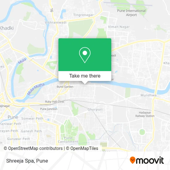 Shreeja Spa map