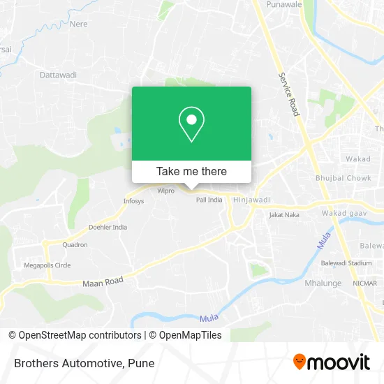 Brothers Automotive map