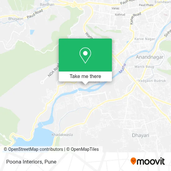 Poona Interiors map