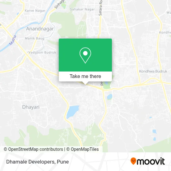 Dhamale Developers map