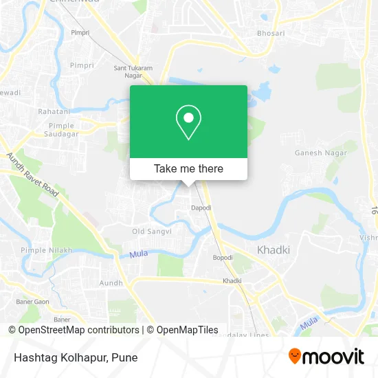 Hashtag Kolhapur map