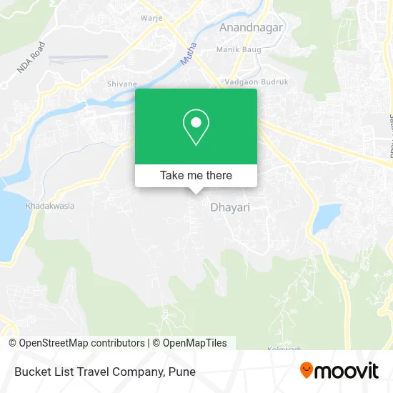 Bucket List Travel Company map