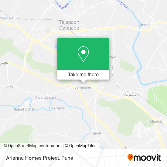 Arianna Homes Project map