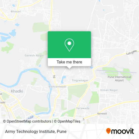 Army Technology Institute map