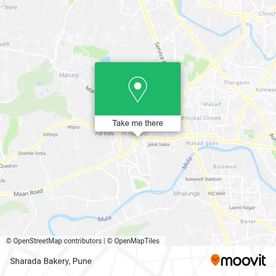 Sharada Bakery map