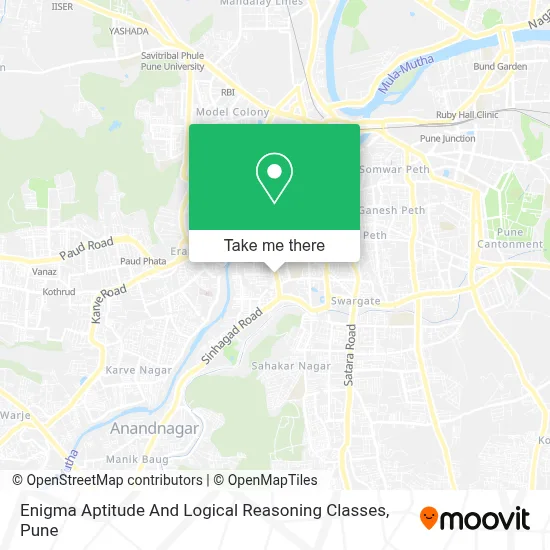 Enigma Aptitude And Logical Reasoning Classes map