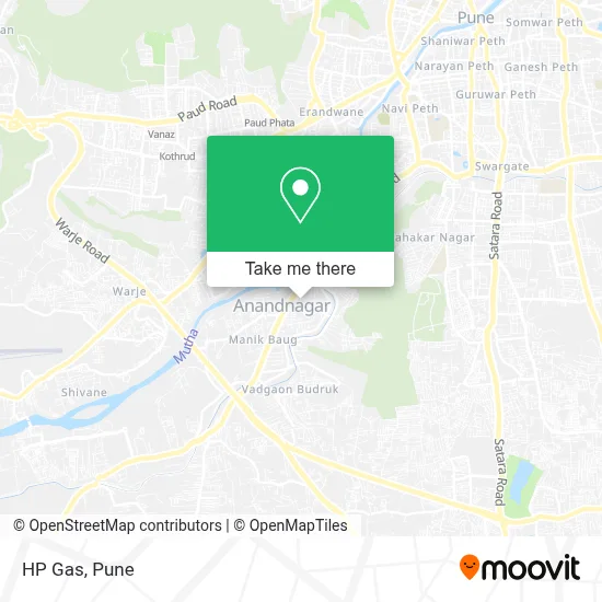 HP Gas map