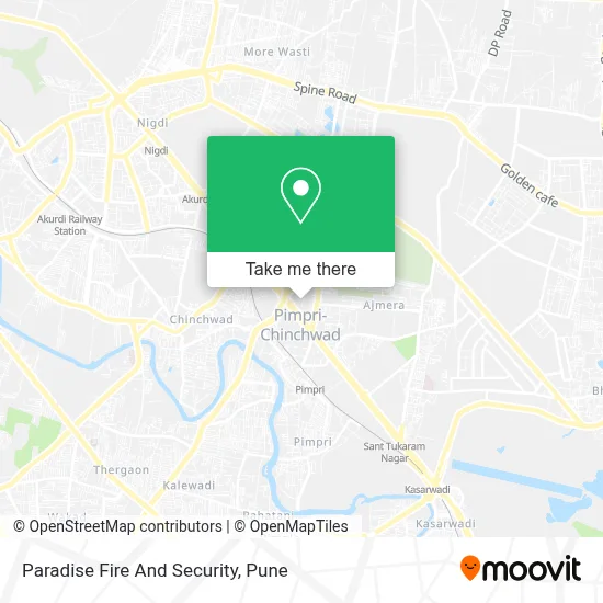 Paradise Fire And Security map