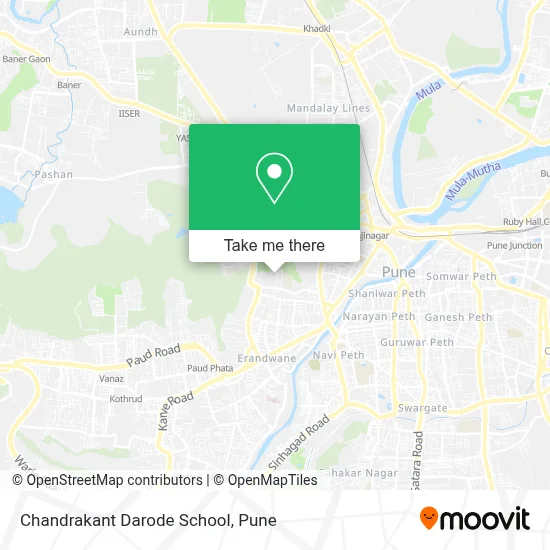 Chandrakant Darode School map