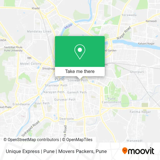 Unique Express | Pune | Movers Packers map