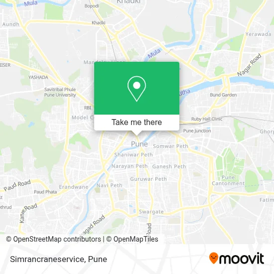 Simrancraneservice map