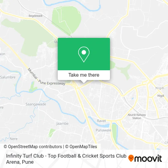 Infinity Turf Club - Top Football & Cricket Sports Club Arena map